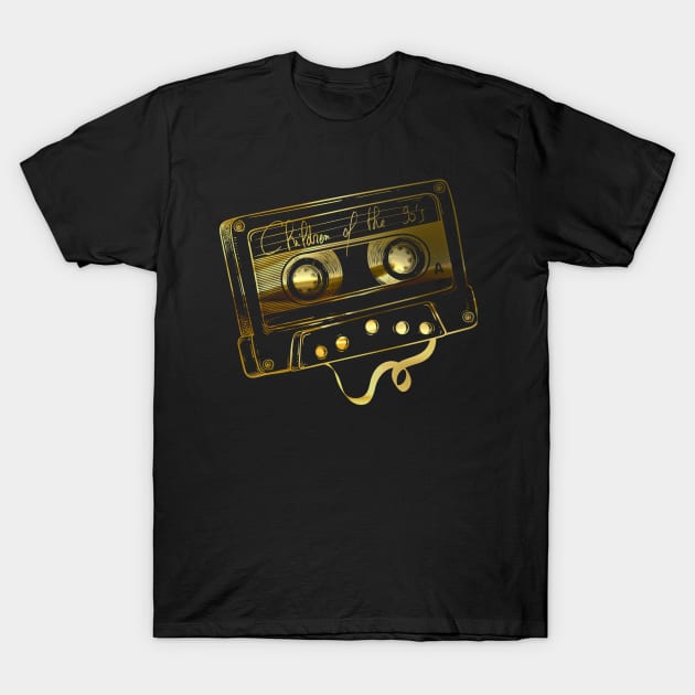 CHILDREN OF 90S - classic collector gold edition T-Shirt by BACK TO THE 90´S